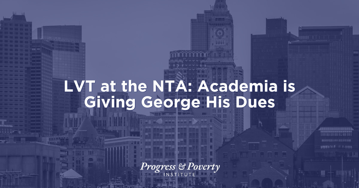 LVT at the NTA Academia is Giving George His Dues